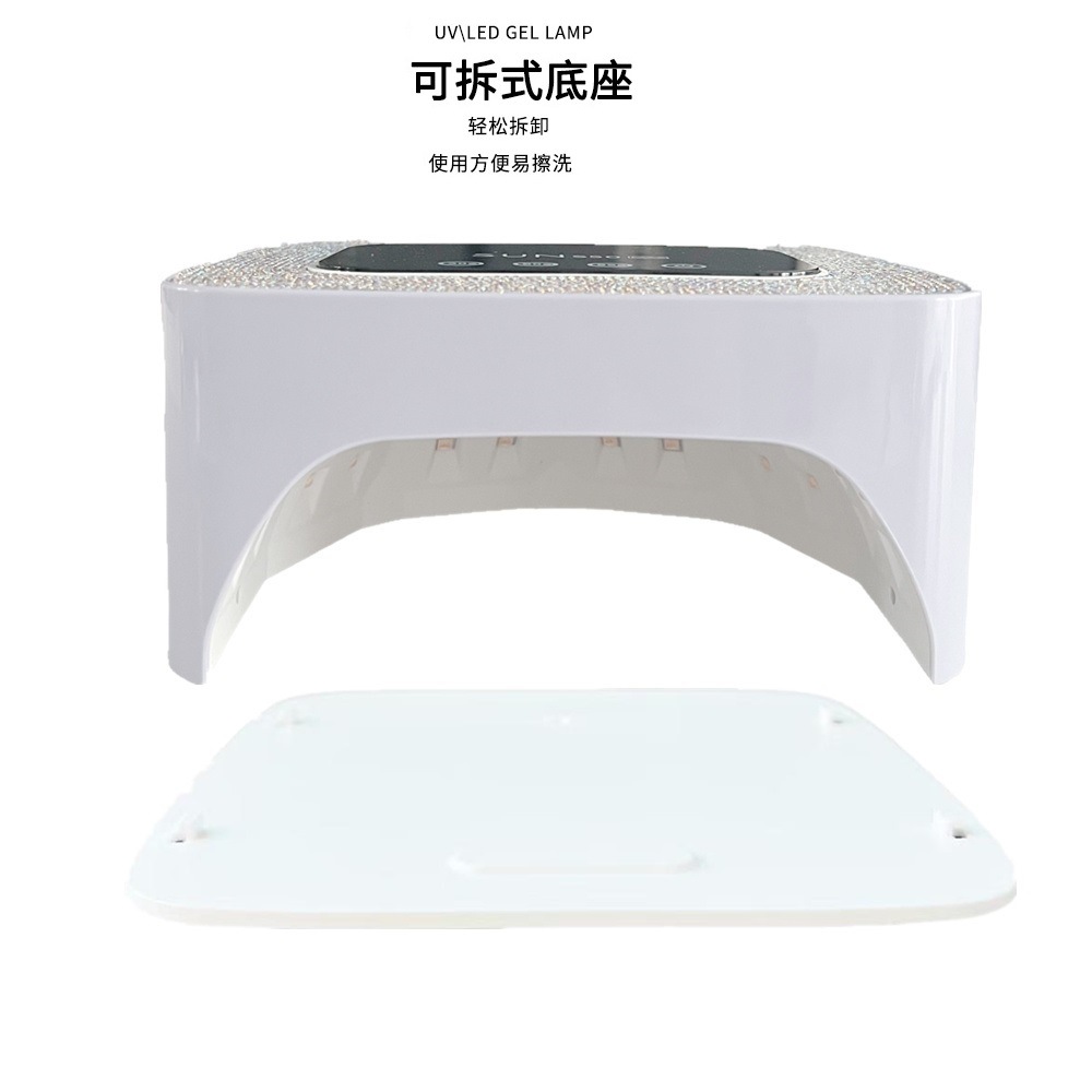 The new S50 wireless battery-powered red light nail art phototherapy machine, LED, quick-drying and non-blackening nail art baking lamp, is specially designed for nail salons pic 5
