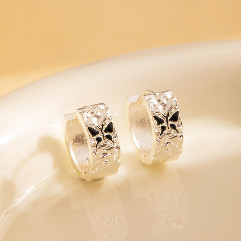 日韩精致简约耳圈爆款时尚百搭高级感素圈耳环气质通勤冷淡风耳扣详情27