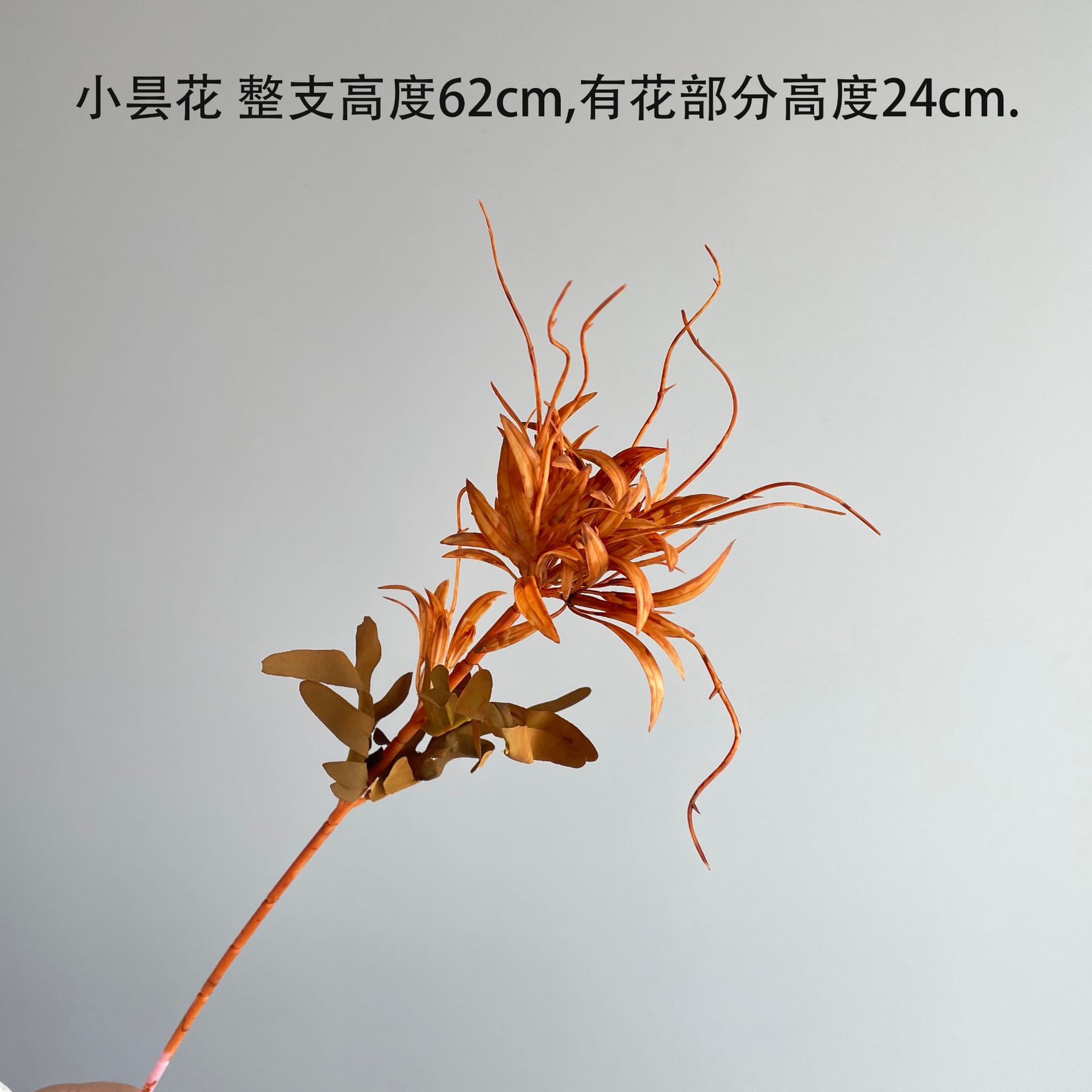 The Medela color series autumn color simulation hydrangea milk tea flower wall and simulation flower window display rose vanilla caramel pic 17