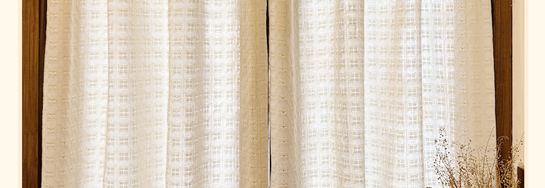 法式纱帘飘窗窗帘小窗户短款半帘遮挡咖啡厅厨房隔断门帘柜子遮丑详情27