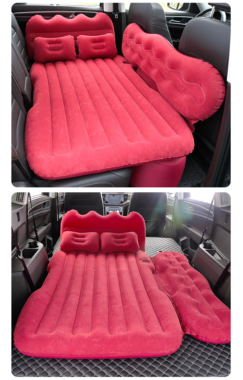 工厂车载充气床家用轿车充气床垫加大档山峰款汽车后排气垫床批发详情15