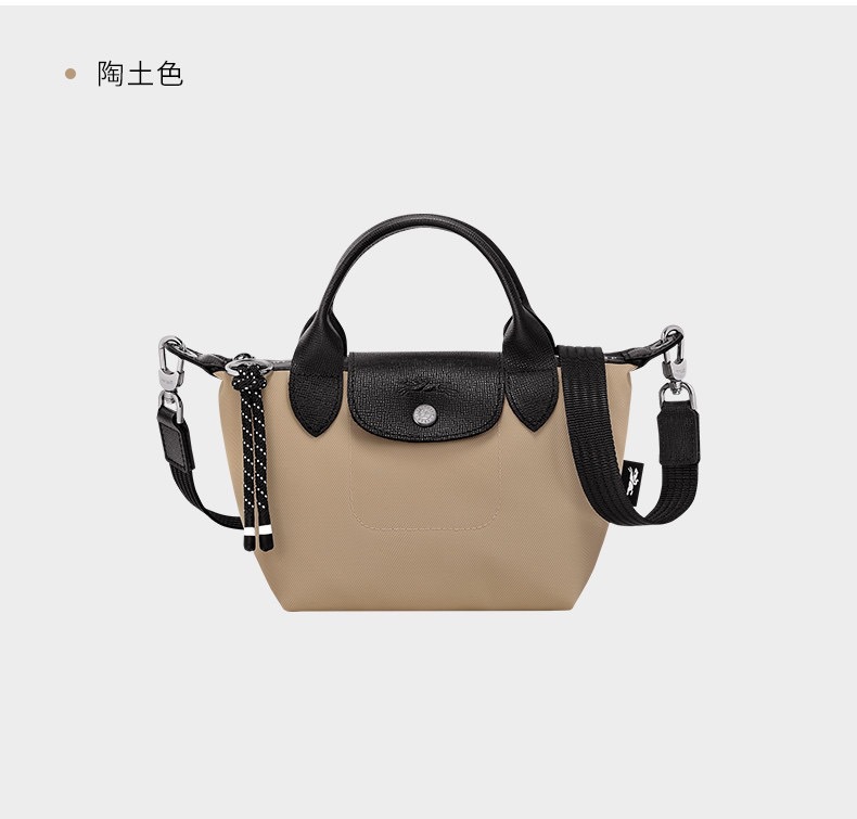 龙骧包energy尼龙防水饺子包手提单肩斜挎包大容量肩带可拆卸女包详情5