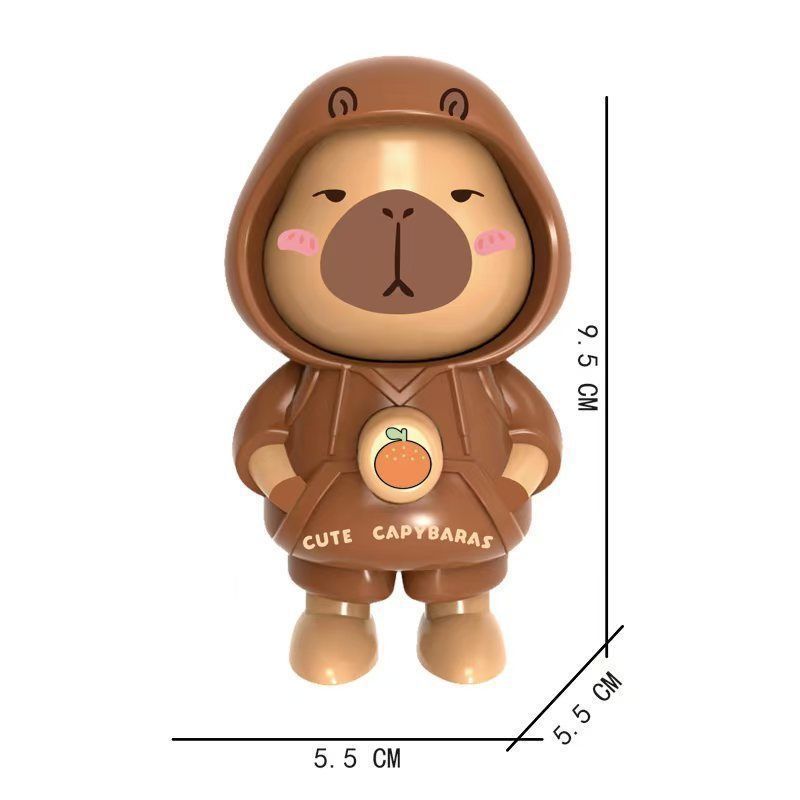 Capybara animal face-changing toys, face-changing bag pendants, face-changing toys, transforming cartoon dolls, gifts, keychains, decorative pendants, face-changing dolls, keychains, pendants, stress-relieving toys pic 4