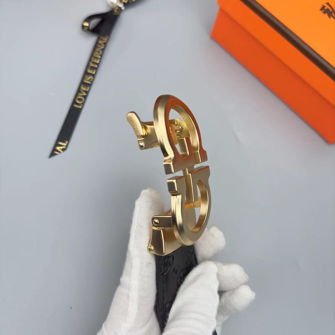 真皮腰带男士西装皮带自动扣爆款字母G时尚潮流百搭中青年高级感详情11