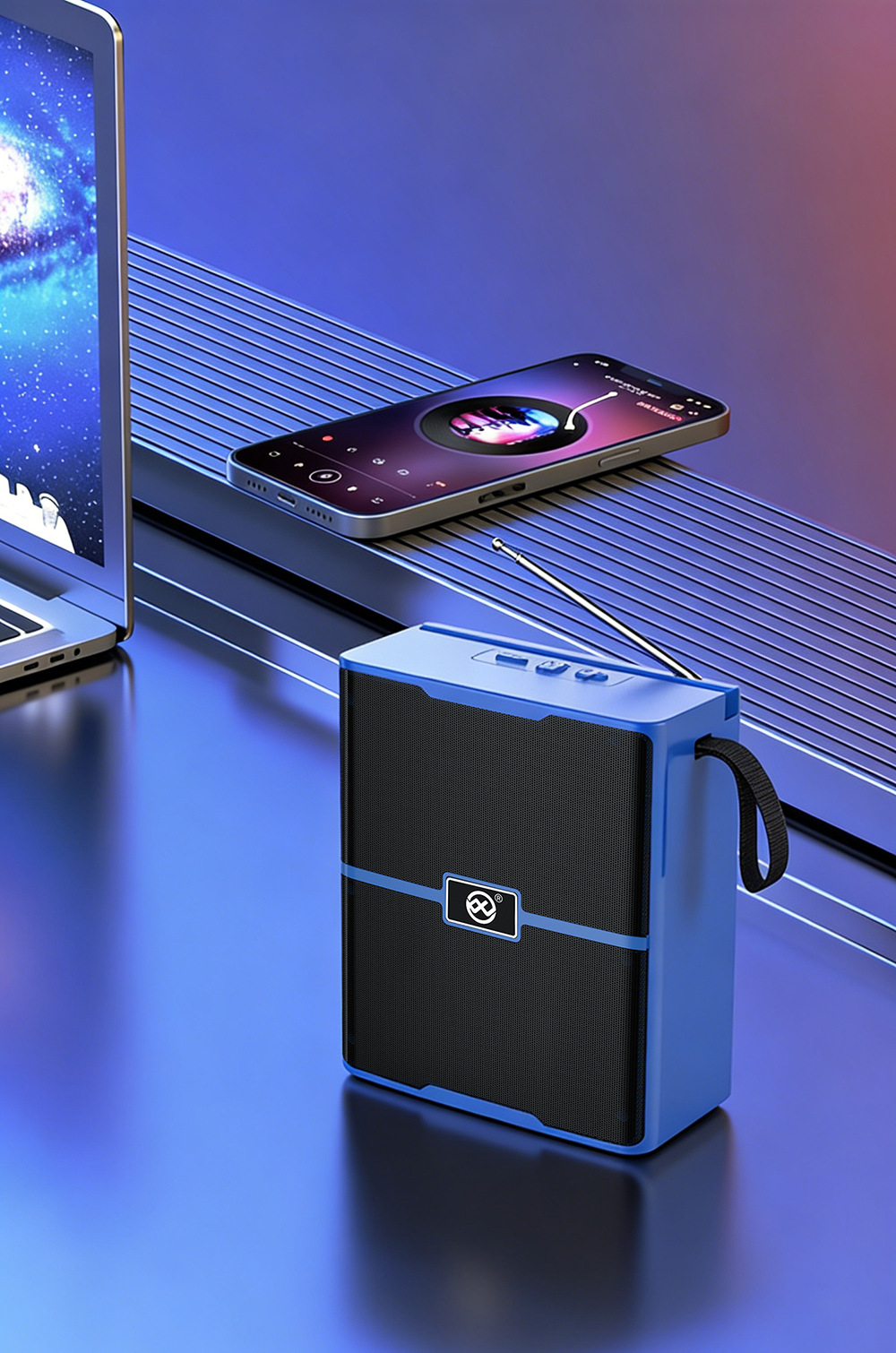 Le Xiangyu cross-border Bluetooth speaker Outdoor high-volume solar player card insertion affects the speaker solar outdoor speaker pic 5