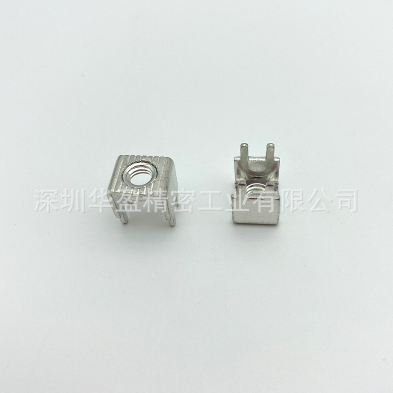 PCB-12接线端子黄铜接线座 PC板大电流M5压铆端子 冷压五金固定座详情8