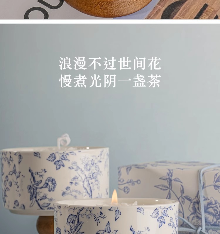 山茶花香薰蜡烛礼盒套装家用卧室内香薰大豆蜡高级感伴手礼送女生详情13