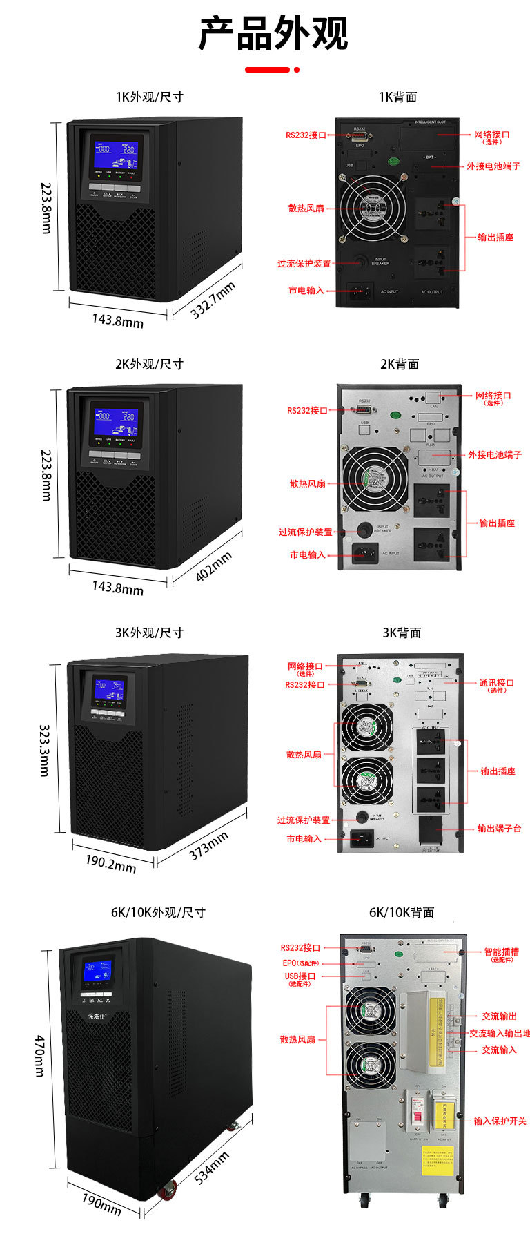 ups不间断电源220v防停电智能稳压电脑通信工业服务器机房ups电源详情16