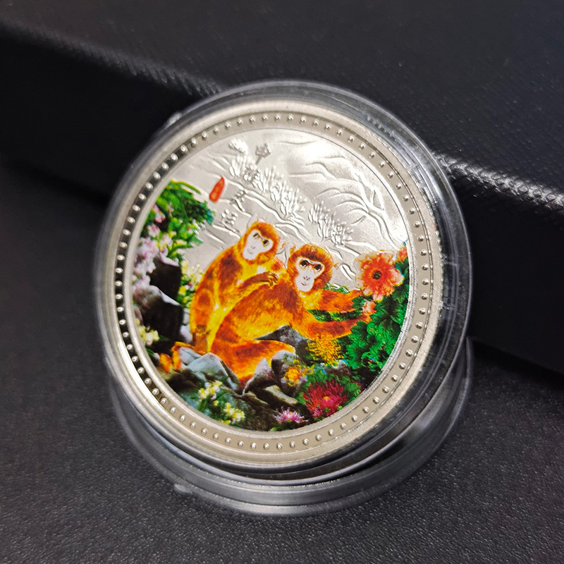 文创城市景点文化产品uv印刷钱币纪念币产品装饰钱币金币来图定制详情5