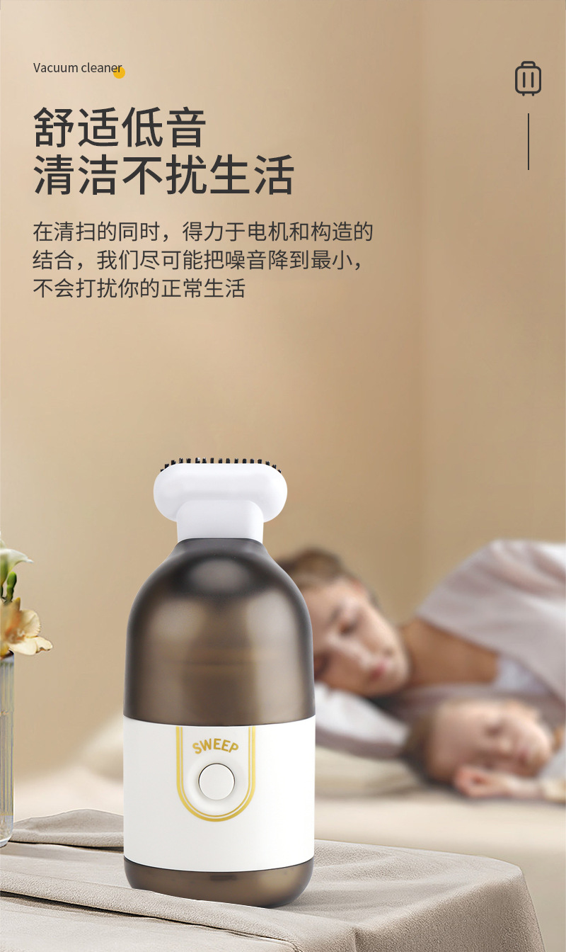 Desktop vacuum cleaners, mini portable cleaning machines, office, home, car wireless high-power manufacturers wholesale pic 10