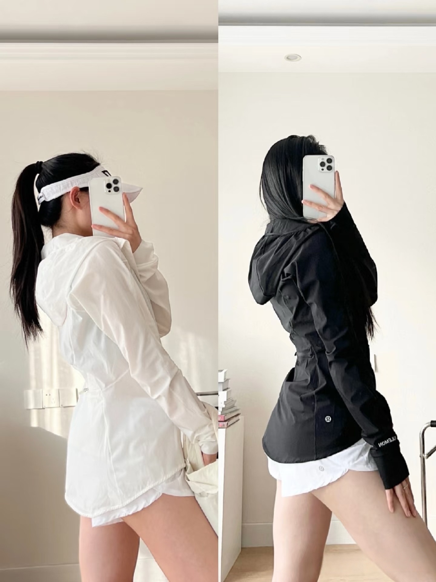 lulu防晒衣同款mistover防晒外套女瑜伽服收腰显瘦高版细节一致详情5