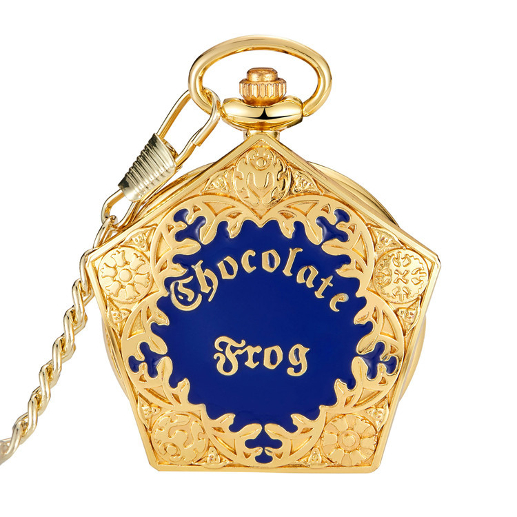 Hot-selling Harry Potter Fantastic Beasts Grindelwald Large Pocket Watch, personalized cross-border bestseller, golden pentagonal pic 2