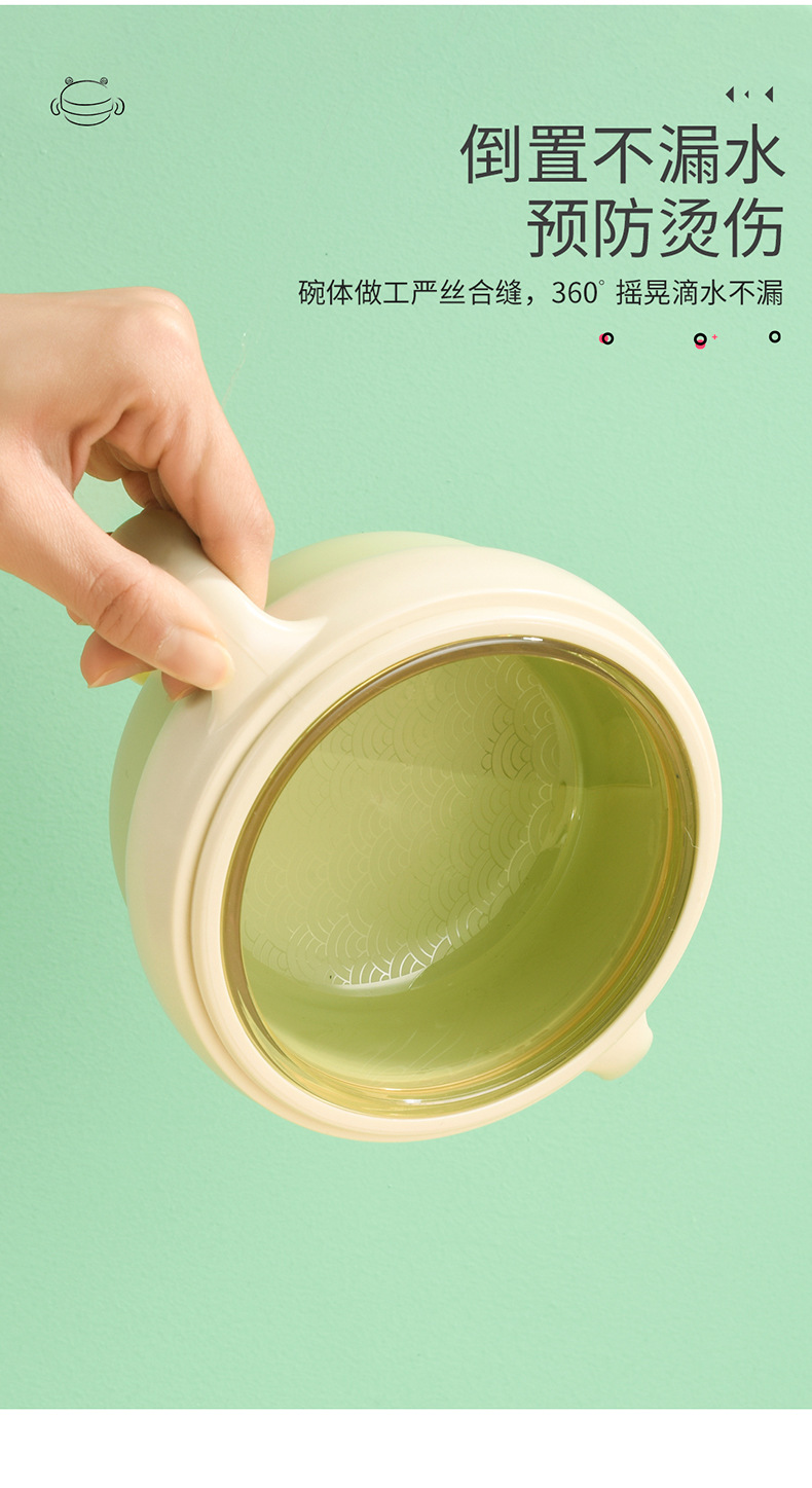 宝宝辅食碗婴幼儿辅食专用防摔儿童餐具注水保温碗喝汤吸盘碗PPSU详情12