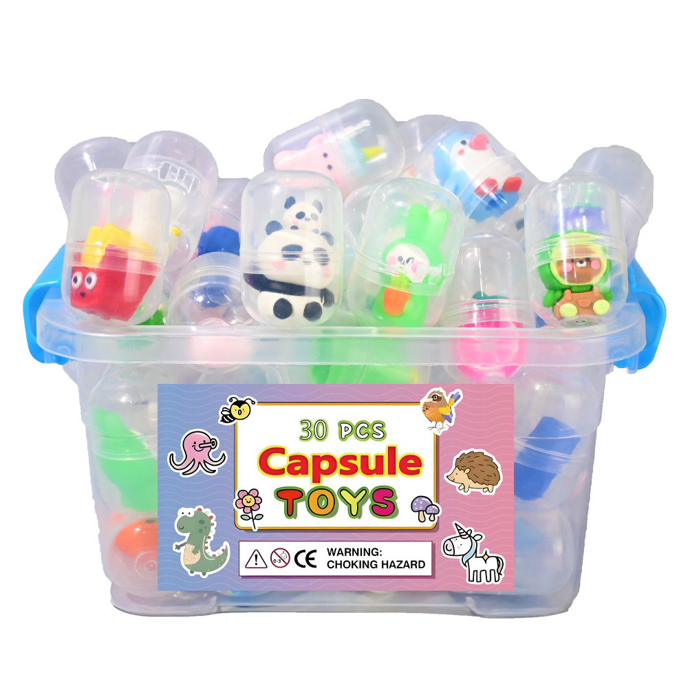 跨境32扭扭蛋透明桶装公仔玩具儿童礼品球幼儿园奖品夜市地摊批发复活节彩蛋盲盒创意潮流玩具详情5