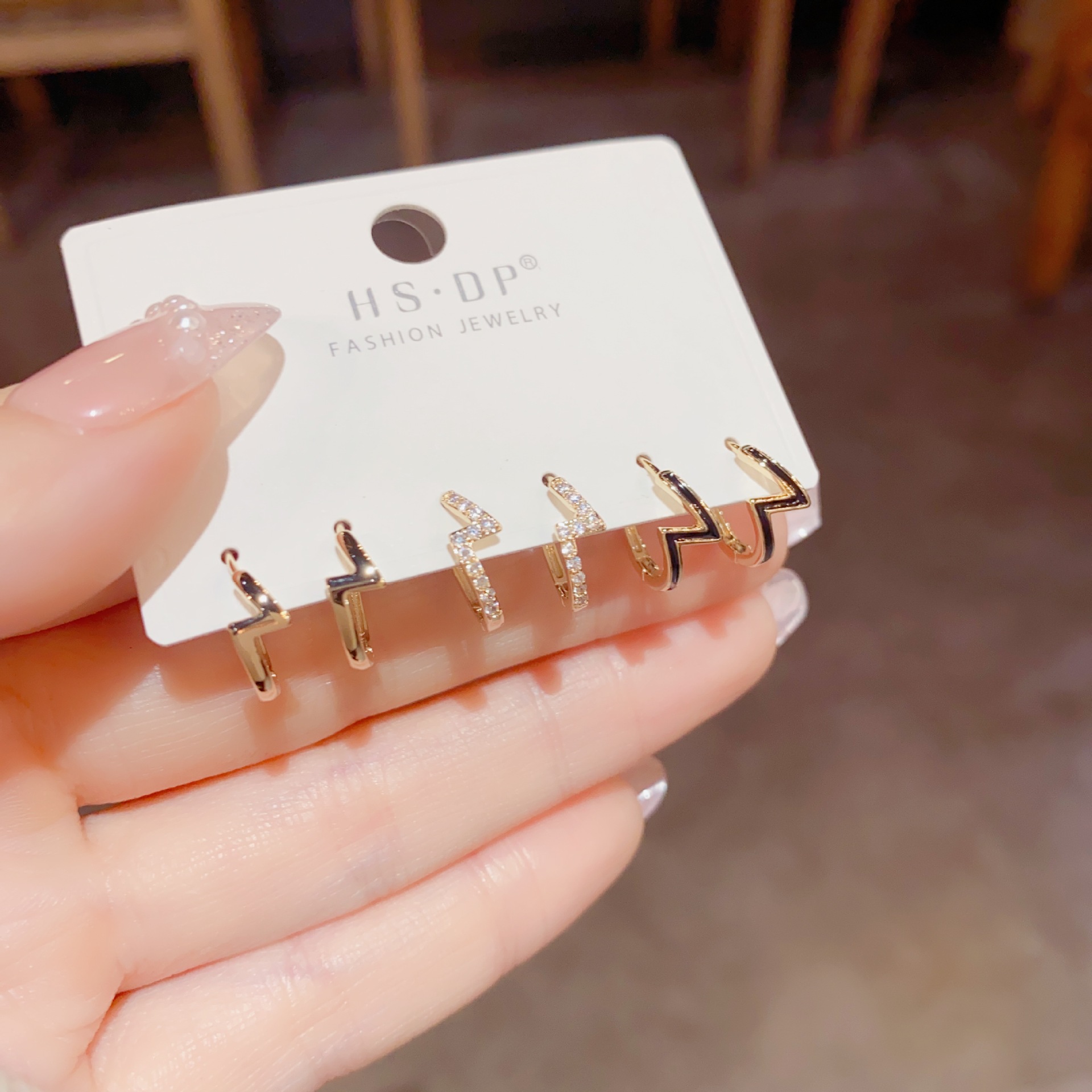 韩式ins森系时尚圈圈耳扣组合套装耳环百搭气质个性潮流网红耳饰详情22