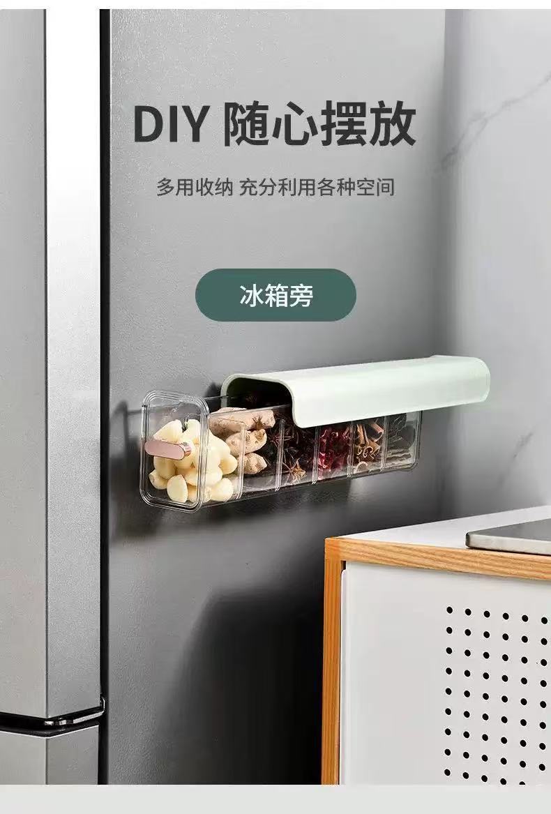 壁挂式分格内衣收纳盒防尘收纳家用衣柜透明抽屉式内裤袜子储物盒详情11
