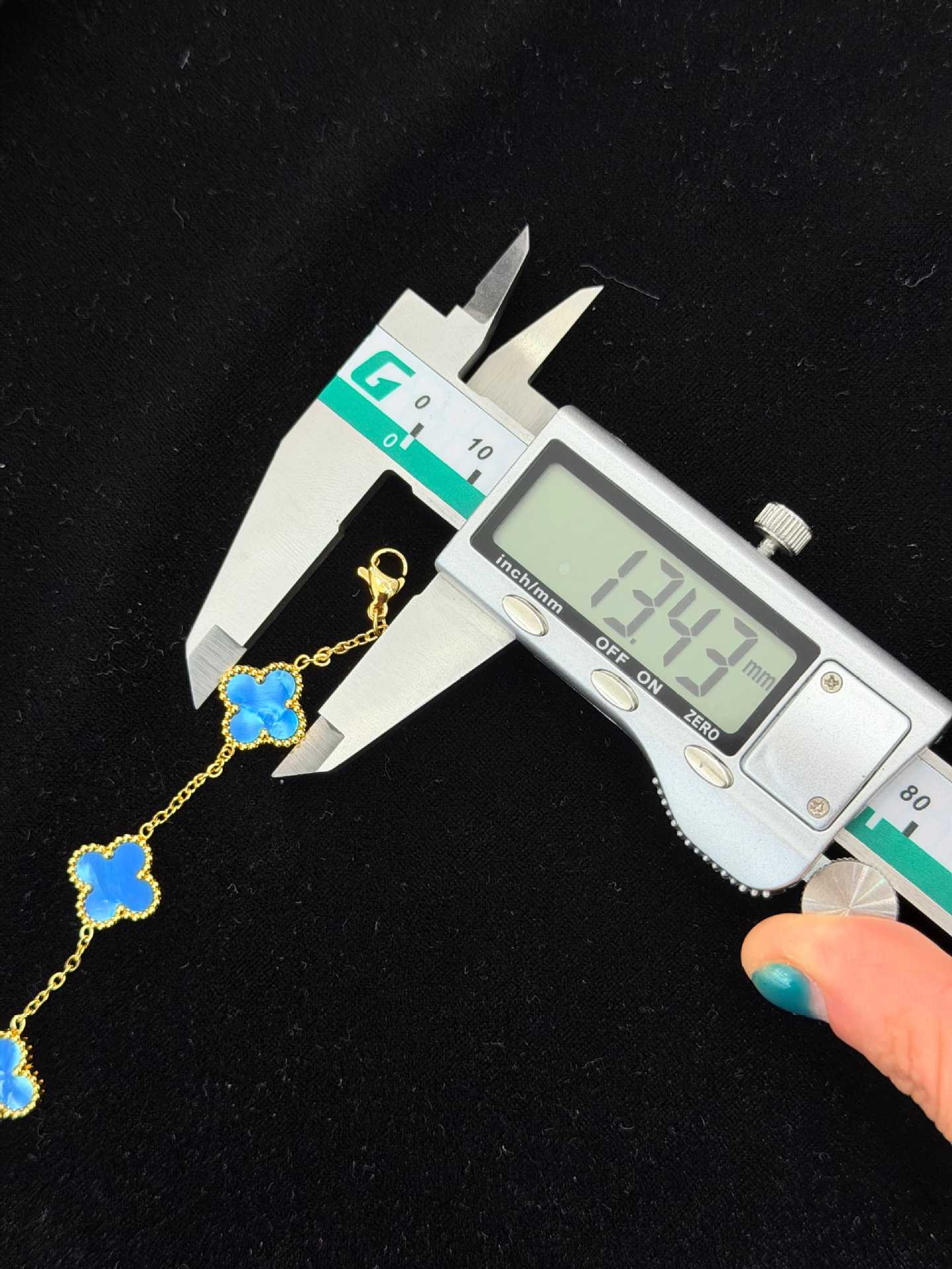高级感双面五花花瓣手链镀18K金贝母玛瑙轻奢百搭网红饰多色可选详情32