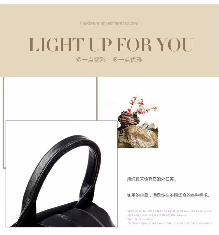 迪丽热巴同款双肩包新款女包韩版防水尼龙背包时尚学院风双肩详情1