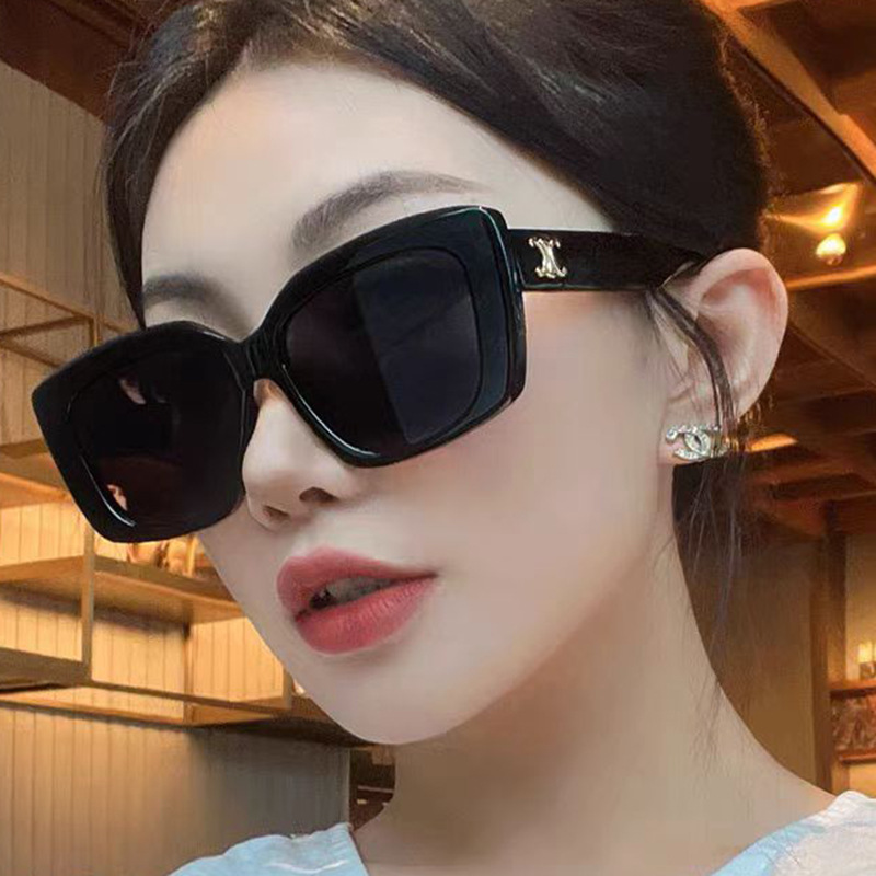 Retro triumph snow sunglasses for women with a high-end feel, 2024 new square sunglasses for sun protection against ultraviolet rays pic 3