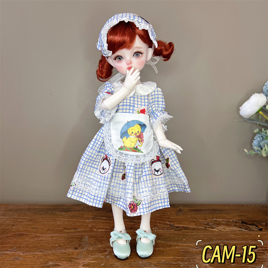 6分BJD玩偶换装衣服30厘米洋娃娃衣服森系可爱卡通洛丽塔裙子详情15