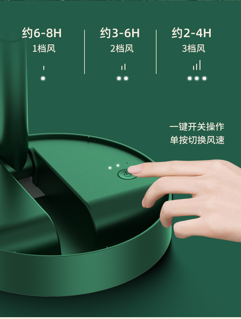 折叠usb桌面电风扇迷你静音可伸缩小风扇学生手持台式风扇福利品详情6
