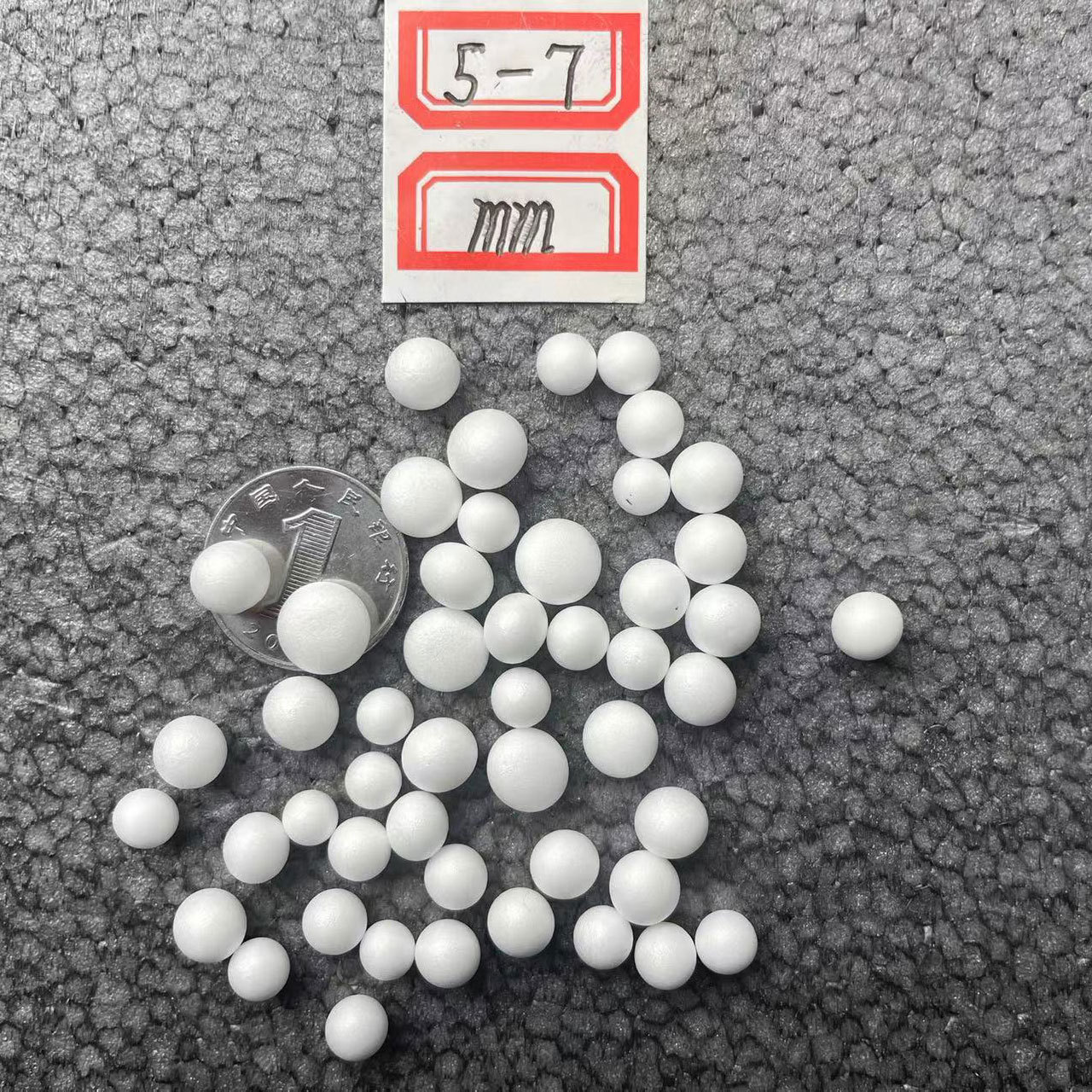 EPS white foam particles for lazy sofa filling, household cloth bags, throw pillows, toy foam filling particles pic 9
