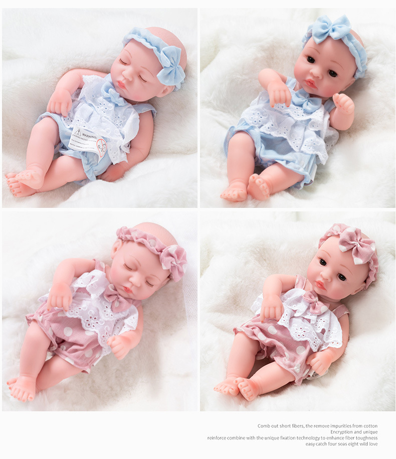 Vinyl dolls, playhouse toys, 30cm reborn dolls, simulated baby dolls, fashionable dress-up dolls wholesale pic 12