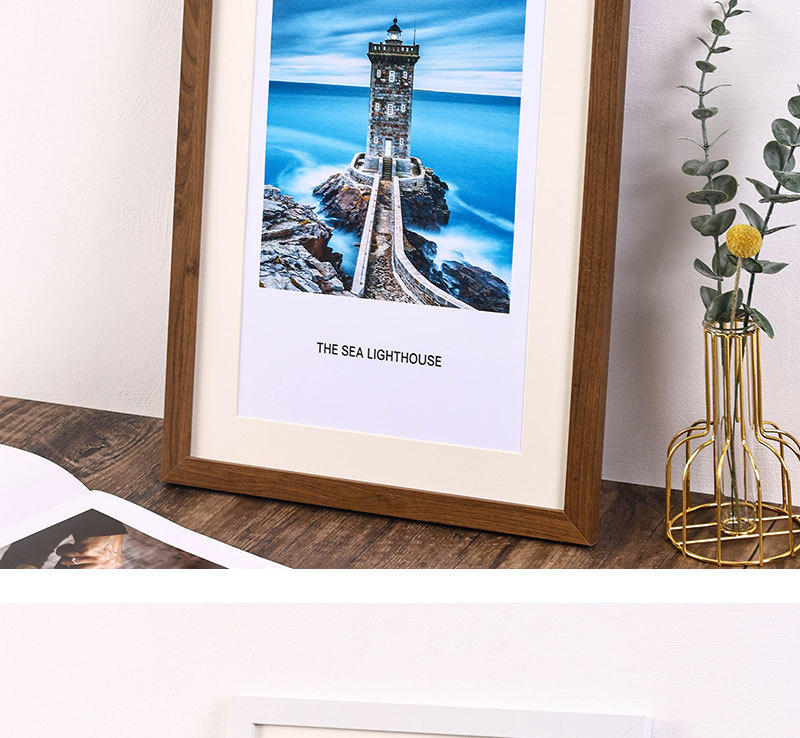 简约相框装裱画框挂墙A3寸16摆台a4寸4开8K拼图框创意照片墙木质详情21