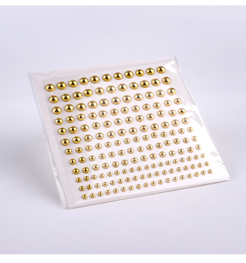 唇钉鼻钉眉钉贴新款辣妹电镀金属色亚克力钻脸部钻贴水钻贴脸饰品详情13