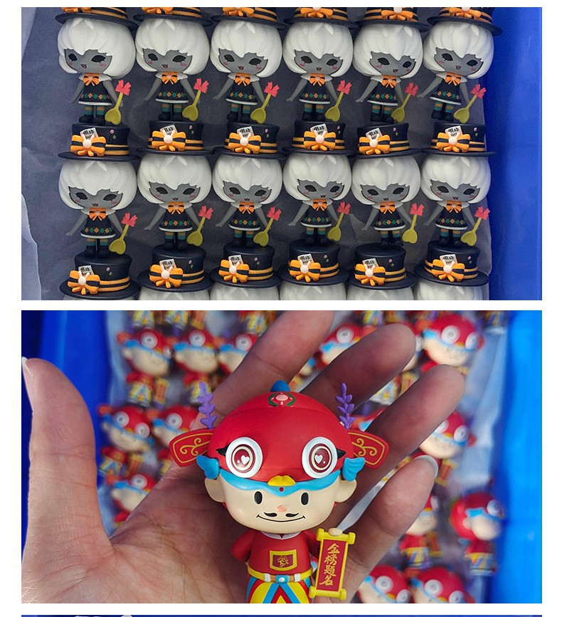 PVC公仔定制滴胶公仔盲盒手办定做树脂摆件潮玩盲盒公仔企业IP订详情20