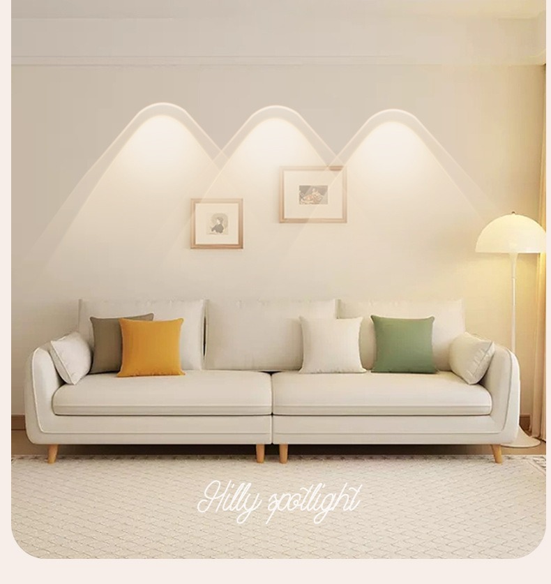 Zhongshan manufacturer wholesale Rainbow Small hill spotlights, embedded led living room ultra-thin downlights, anti-glare wall-washing lights pic 2
