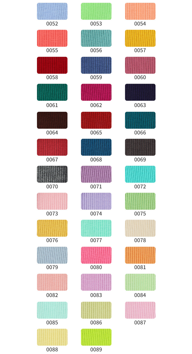 2*2冰丝罗纹布料220g坑条螺纹阔腿裤面料涤棉打底衫打底裤布料详情12