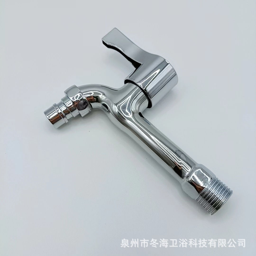 厂家直供外贸跨境款电镀工程款洗手盆拖布池洗衣机快开单冷水龙头详情28