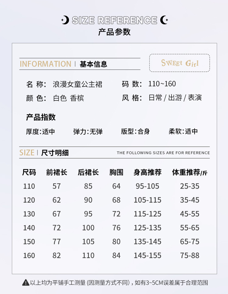 花童婚礼小女孩公主裙燕尾演出服夏2025新款小主持人女童高端礼服详情11