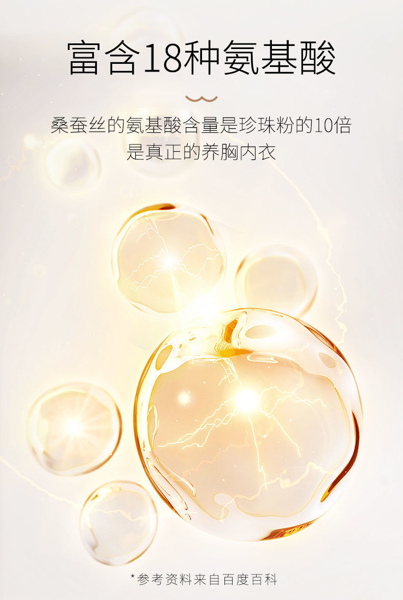 100%蚕丝内衣女真丝无钢圈文胸夏季薄款亲肤舒适无感会呼吸胸罩详情3