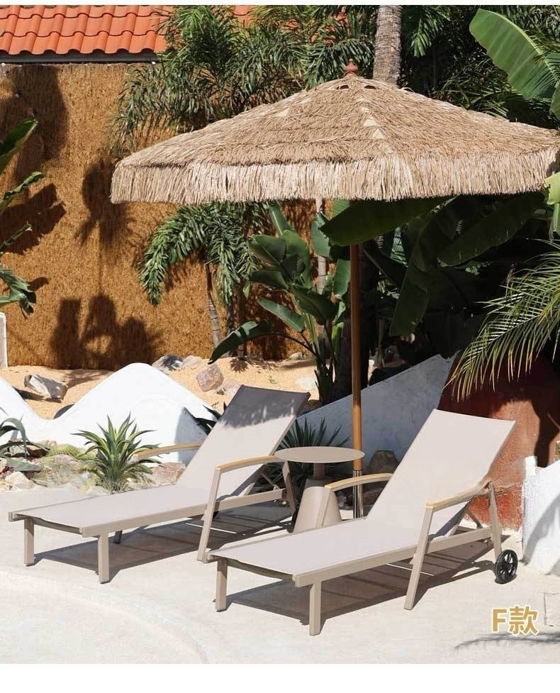 户外躺椅防水庭院阳台铝合金室外休闲折叠游泳池躺床防晒沙滩昌苏详情11