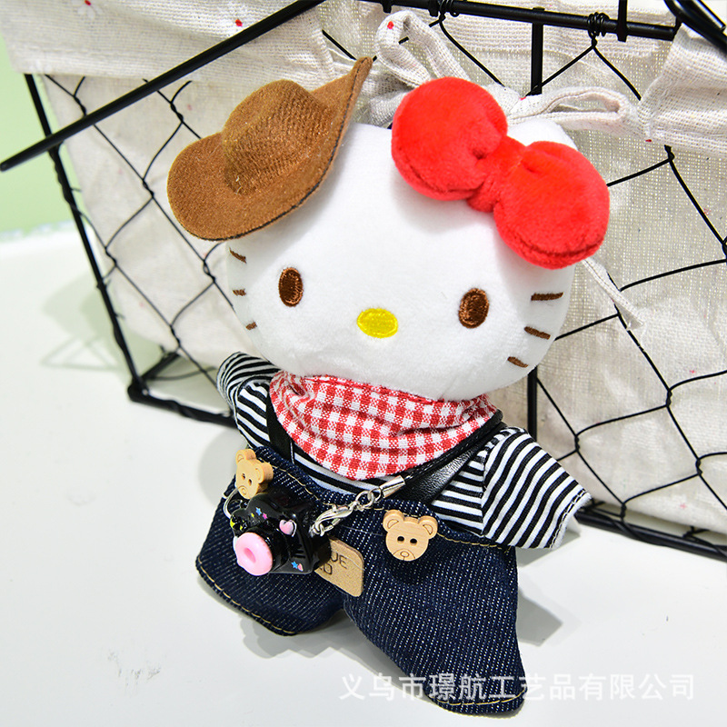 凯蒂猫小挂件可爱hellokitty毛绒公仔玩偶包包挂饰Kitty创意潮品详情12