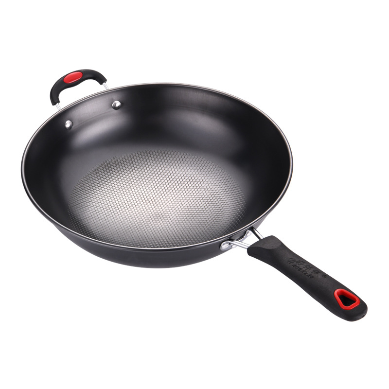 Factory production of anti-rust woks, physical non-stick woks, cooking woks, iron woks, processing and wholesale, gifts, customized according to samples pic 8