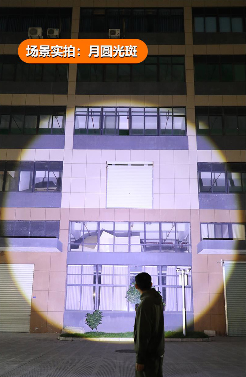 跨境超远远射白激光穿天炮高功率电显伸缩变焦户外双光强光手电筒详情12