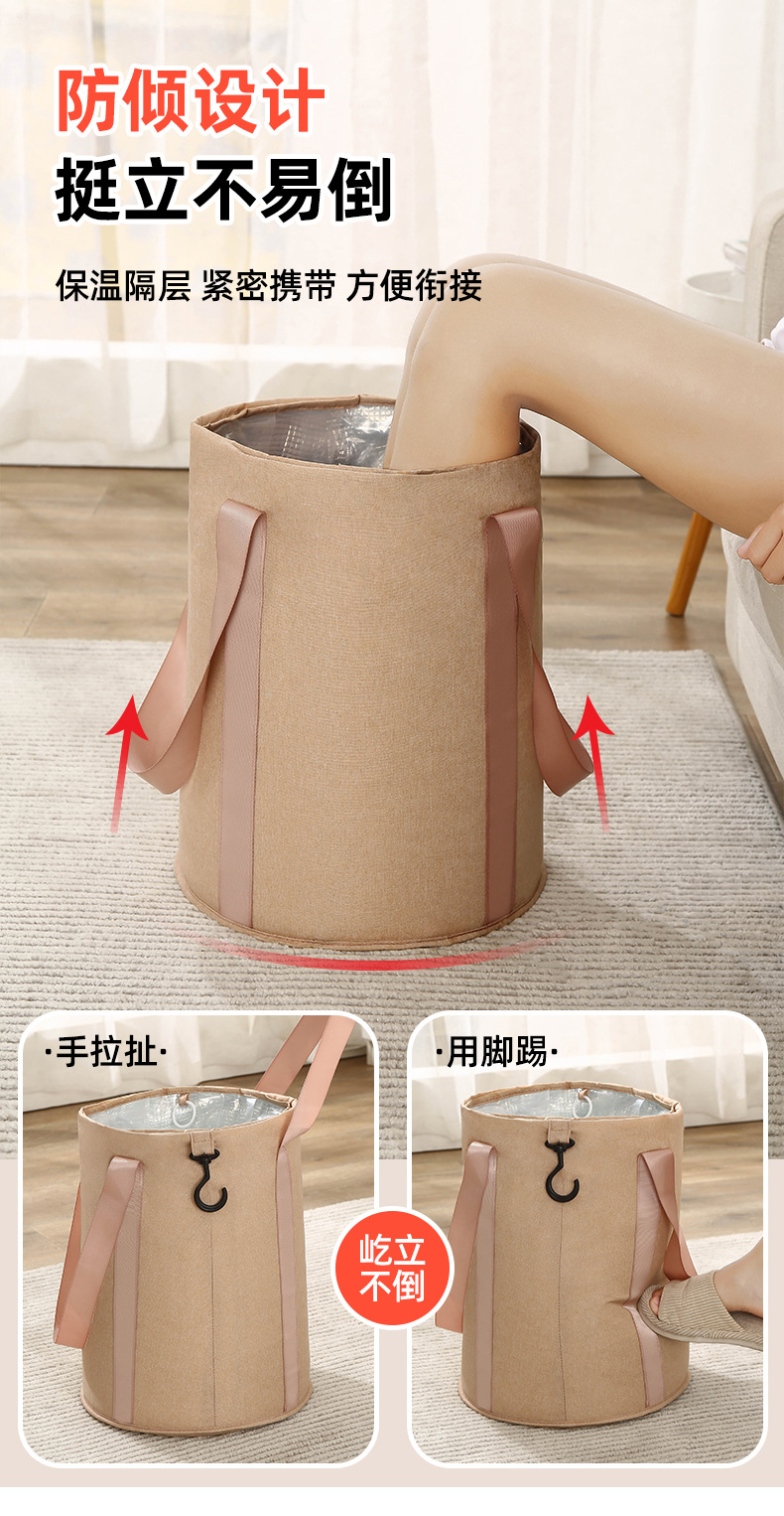 足浴桶泡脚桶资料泡脚桶塑料盆折腾浴桶足疗桶套一次性详情14