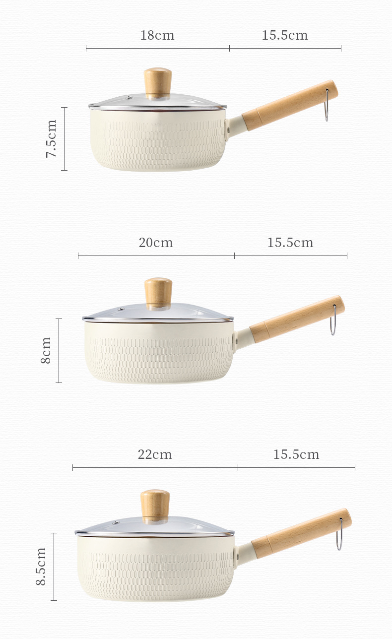 日式雪平锅家用麦饭石小奶锅泡面锅宝宝辅食锅抗菌不粘锅批发详情14