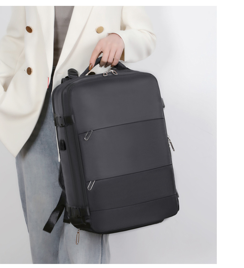 跨境高级感双肩背包干湿多功能防水大容量背包商务休闲电脑双肩包详情22