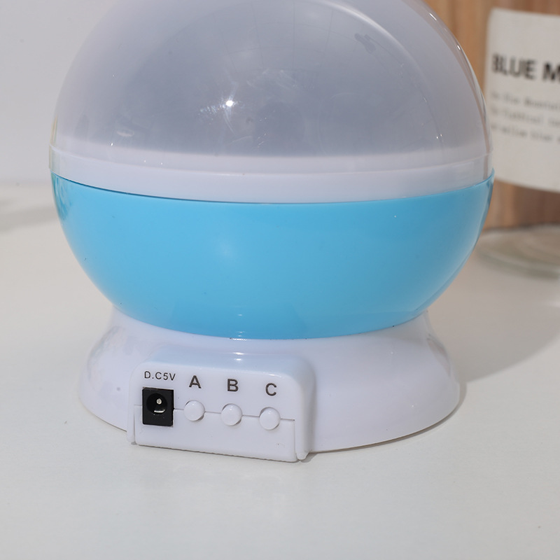 Mini starry sky projection lamp, projector, seven-color rotating night light, starry sky table lamp, foreign trade supply head factory pic 17