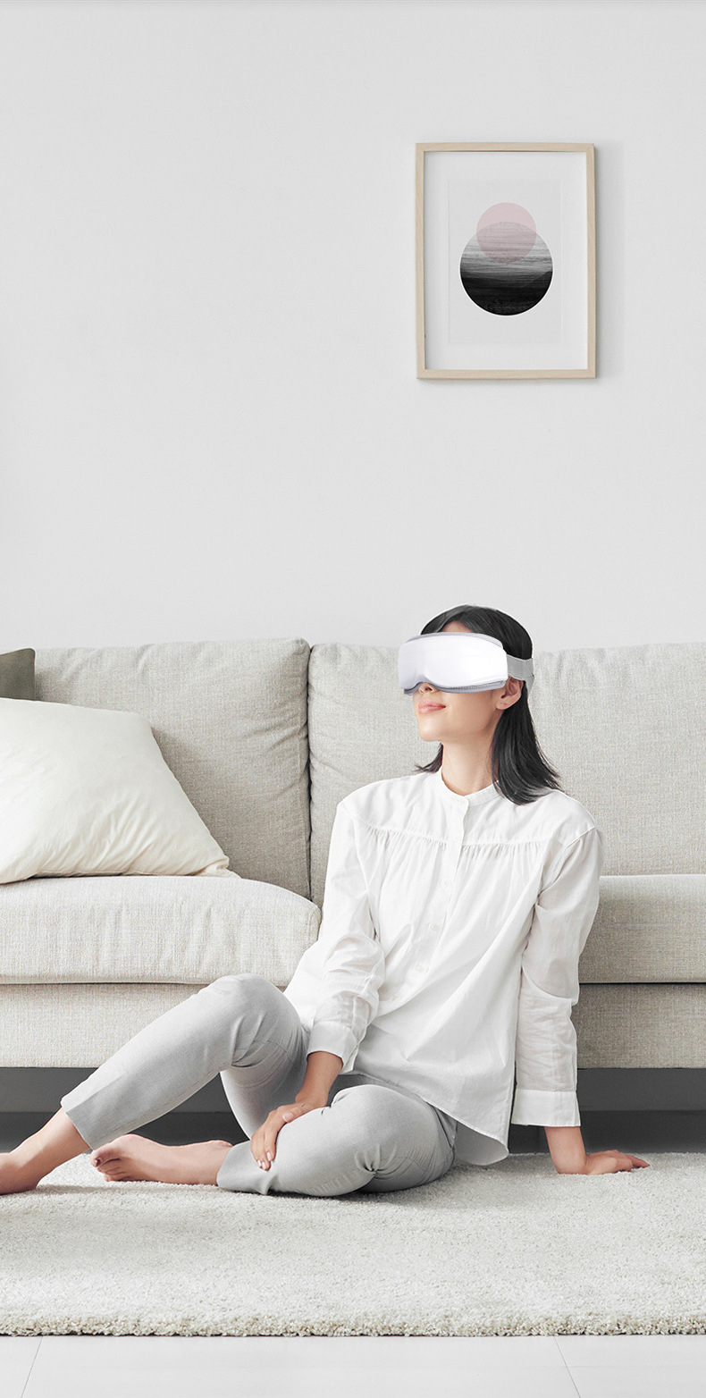 Hot-selling eye massage device, massager, hot compress, vibration to relieve eye fatigue, dark circles, smart eye protection device, eye mask K80 pic 20