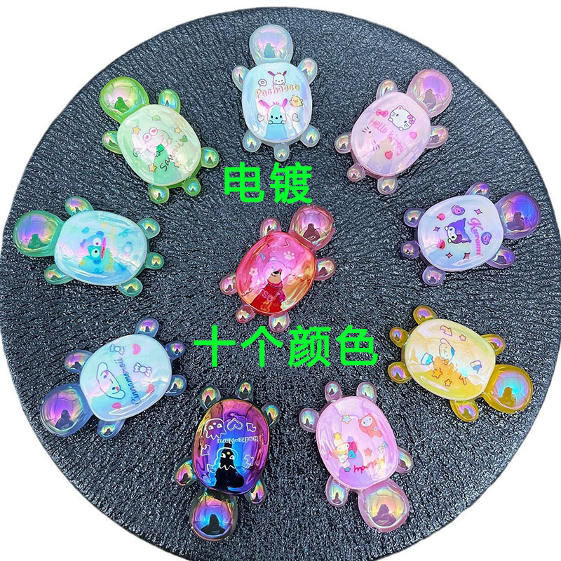 网红爆款小乌龟同款夜光树脂乌龟卡通diy装饰品挂件义乌摆件批发详情15