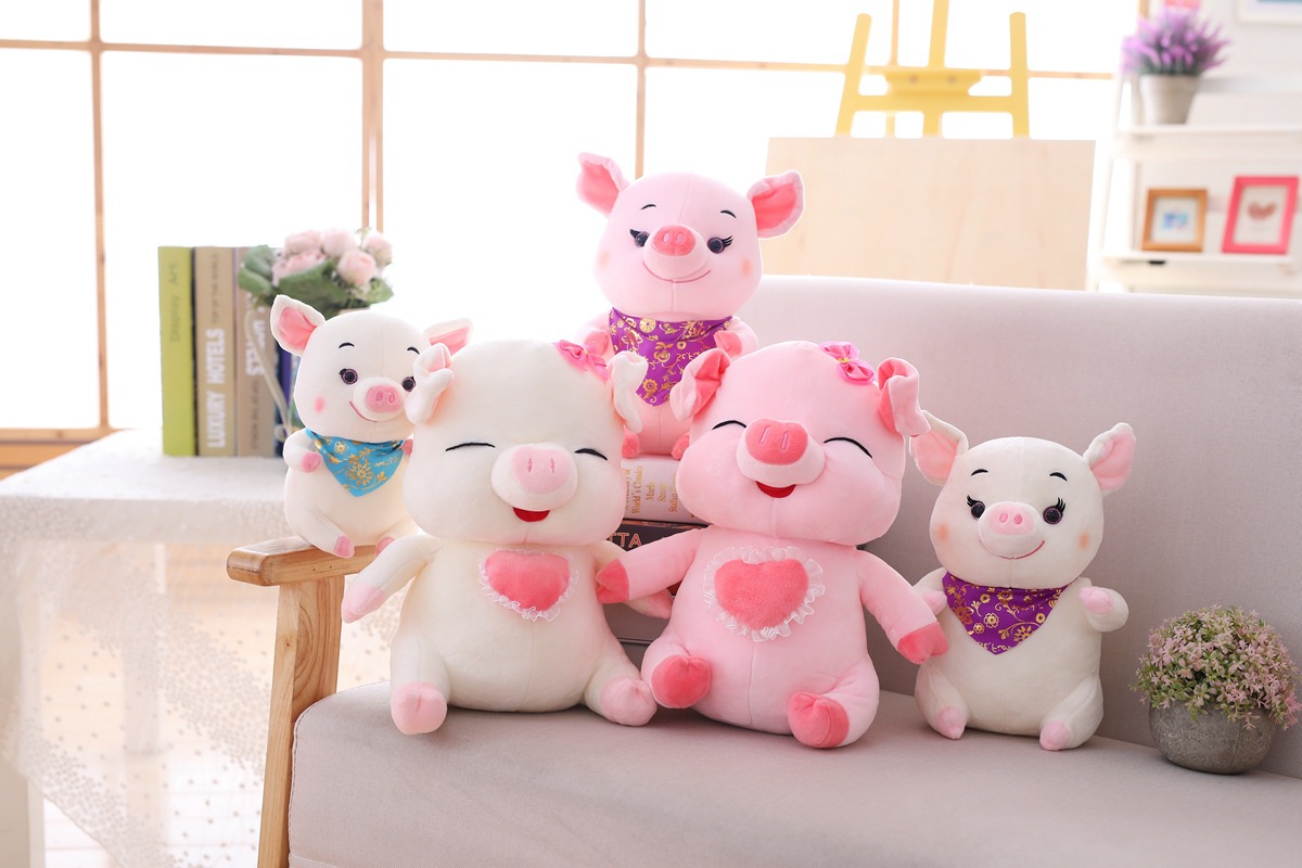 可爱小猪宝宝毛绒玩具批发福猪公仔国潮小猪玩偶儿童生日礼物抛洒详情2
