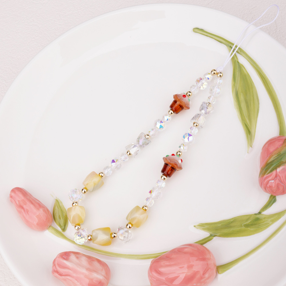 Summer cute and girlish desserts, colorful ice cream, heart-shaped bows, stars, mobile phone chains, card books, chain bags, pendants, accessories, scattered beads, and string beads pic 8