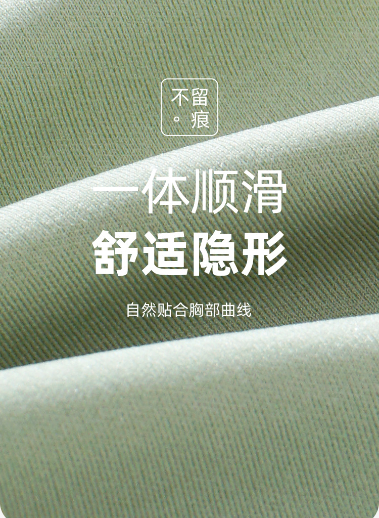 云朵无痕内衣女士无尺码bra一片式胸罩大胸显小无钢圈美背文胸薄详情5
