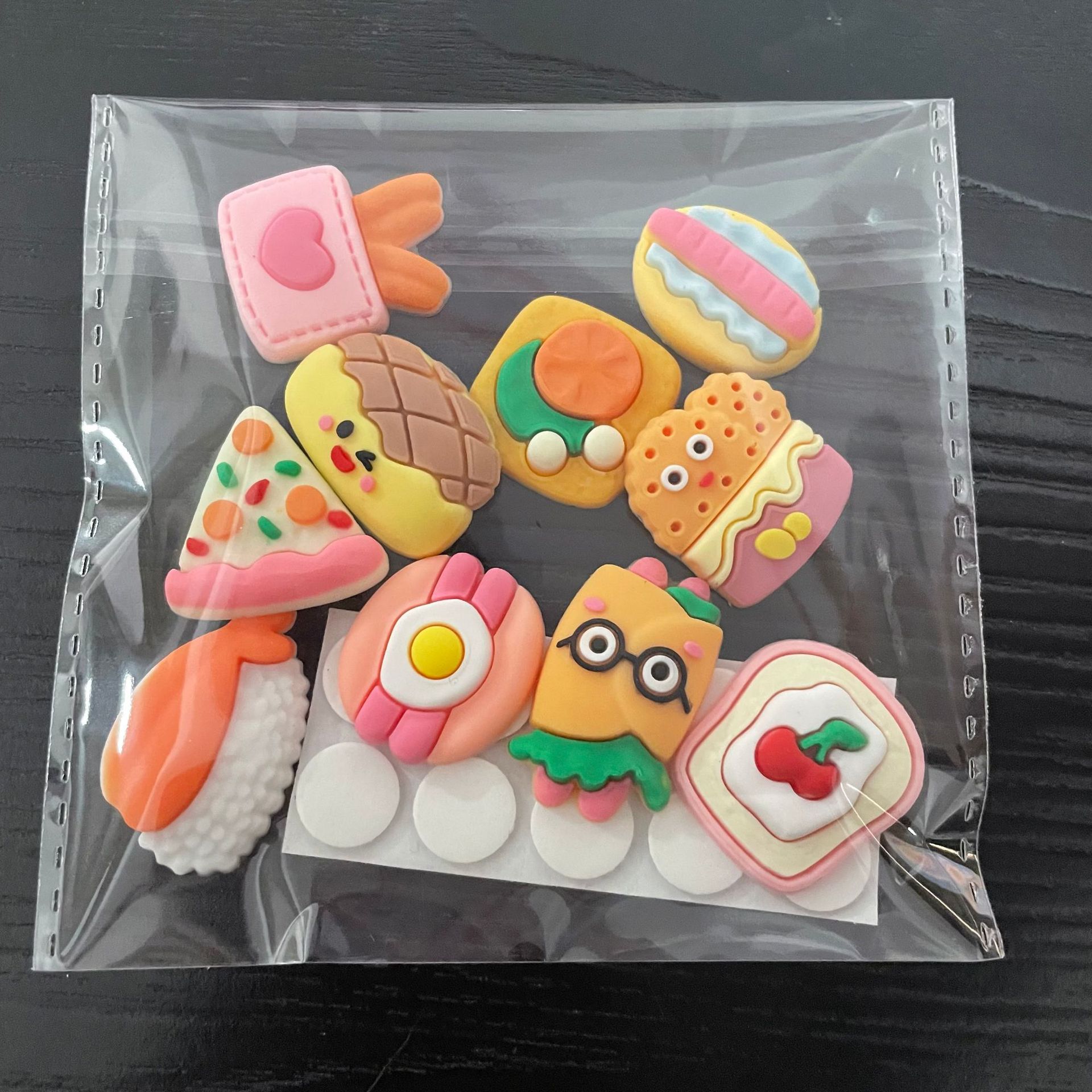 可爱卡通奶油胶树脂配件饰品配件发夹diy配件 咕卡配件创意贴片详情11