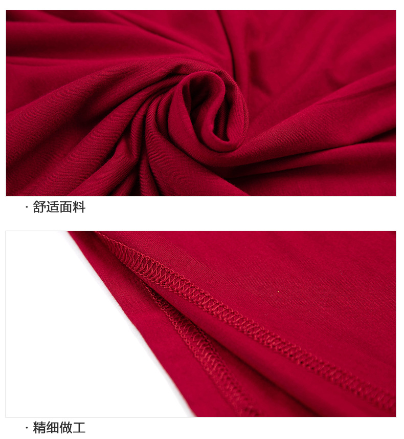 Loose to cover the belly 蝙蝠衫 short-sleeved round-neck chiffon blouse for women in summer, plus-size T-shirt for middle-aged mothers, and all-cotton T-shirt pic 16